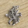 Vintage Turkse Bloem Strik BrocheBroches