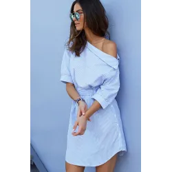 Plus size - off shoulder striped dressDresses