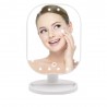 Vouwbare, instelbare LED-make-up touch-spiegelMake-Up