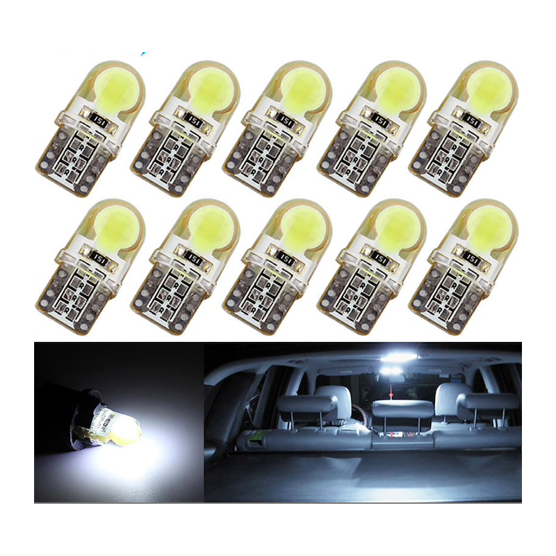 T10 W5W LED COB car light lamp bulb10 pcsT10