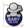 BABY IN CAR reflective 3D car sticker waterproofStickers