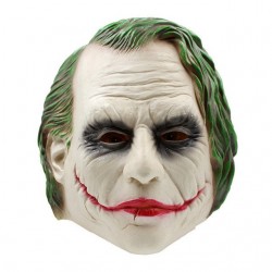 Joker halloween full head latex maskMaskers