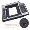 9.5mm universal SATA Caddy SSD HDD 3.0 2.5" case hard drive disk enclosureHarde schijven