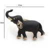 Zwarte olifant - brocheBroches