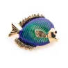 Blauwbaars dames brocheBroches