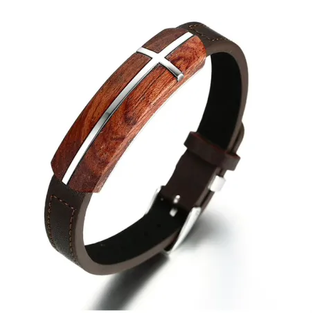Retro Palisander LederarmbandArmbanden