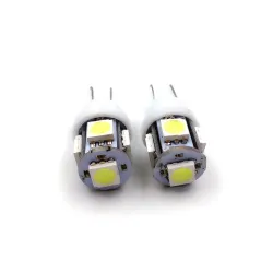 T10 5SMD 5050 W5W Xenon car LED bulb 10 piecesT10