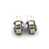 T10 5SMD 5050 W5W Xenon car LED bulb 10 piecesT10