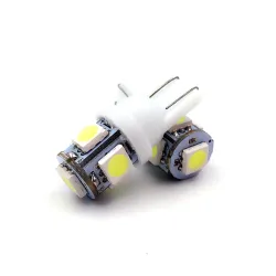 T10 5SMD 5050 W5W Xenon car LED bulb 10 piecesT10