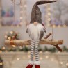 Christmas decoration long-legs sitting elf 50cmChristmas