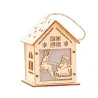 Houten kersthuis met LED - Doe Het ZelfKerstmis