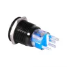 19mm 12V LED car waterproof self-locking latch push button switchSchakelaars