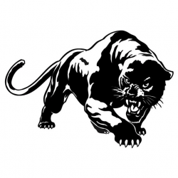 3D wild panther vinyl car sticker decal 19.5 * 13.6 cmStickers