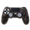PS4 Pro Slim Controller skull silicone gamepad cover case & 2 joystick capsController