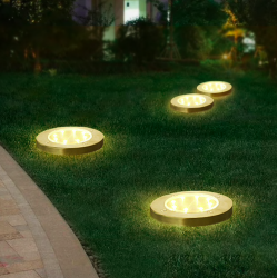 8 LED Buried floor - garden solar light with sensor waterproofSolar lighting