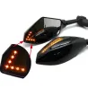 LED motorfiets richtingaanwijzer spiegels voor Yamaha Yzf Fzr 600 1000 R1 R6 FZ1 FZ6Spiegels