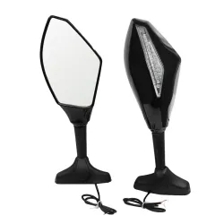 LED motorfiets richtingaanwijzer spiegels voor Yamaha Yzf Fzr 600 1000 R1 R6 FZ1 FZ6Spiegels