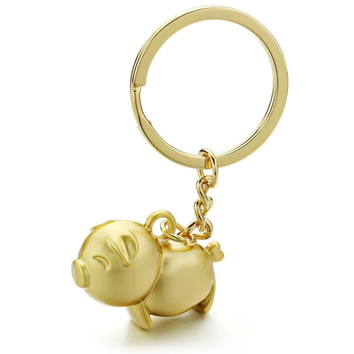 Piggy - varkentje metalen sleutelhangerSleutelhangers