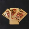 Gold foil poker playing cards waterproofHobby & verzamelingen