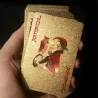 Gold foil poker playing cards waterproofHobby & verzamelingen