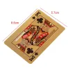 Gold foil poker playing cards waterproofHobby & verzamelingen