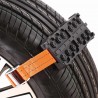 Emergency car tire anti-skid rubber chain 2 pcsWiel onderdelen