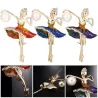 Ballerina kristallen brocheBroches