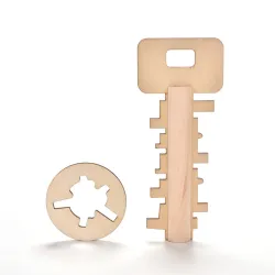 Houten puzzel sleutel speelgoedEducatief