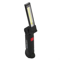 COB LED zaklamp - USB oplaadbaar - met ophanghaakSurvival gereedschap
