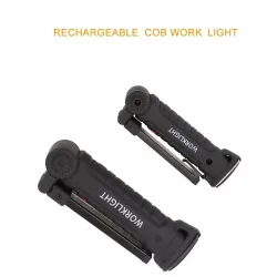 COB LED zaklamp - USB oplaadbaar - met ophanghaakSurvival gereedschap