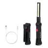COB LED zaklamp - USB oplaadbaar - met ophanghaakSurvival gereedschap