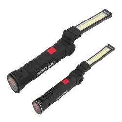 COB LED zaklamp - USB oplaadbaar - met ophanghaakSurvival gereedschap