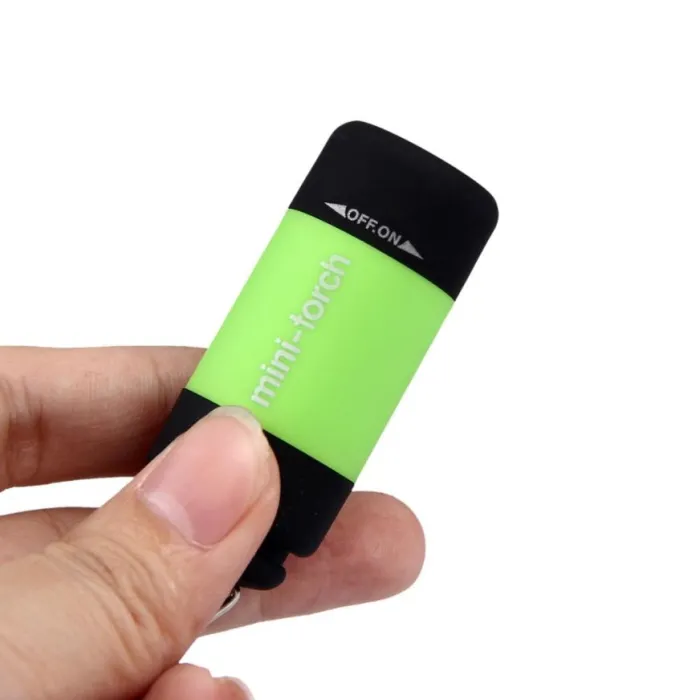 Mini 0.3W USB LED-zaklamp met sleutelhangerZaklampen