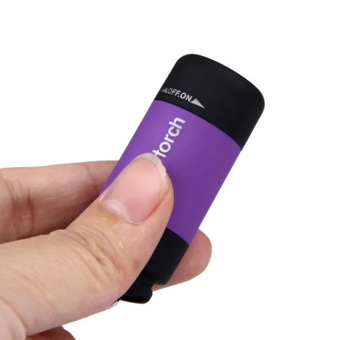 Mini 0.3W USB LED-zaklamp met sleutelhangerZaklampen