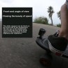 Skateboard motorcycle handlebar - rotated clamp mount - bracket holder for GoPro Hero ActionMounts