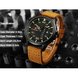 NAVIFORCE - leather band - quartz watchWatches
