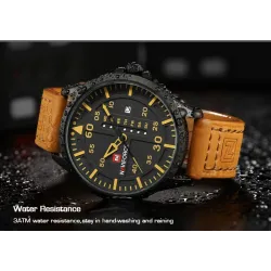 NAVIFORCE - leather band - quartz watchHorloges