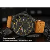 NAVIFORCE - leather band - quartz watchHorloges