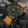 NAVIFORCE - leather band - quartz watchHorloges