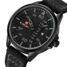 NAVIFORCE - leather band - quartz watchHorloges