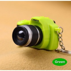 Camera keychain with flashing LED & soundKeyrings