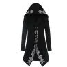 Gothic & Punk style - long sweatshirt - loose hoodie - cottonPlus