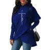 Warm hooded pullover hoodiePlus
