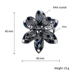 Crystal flower - hair clipHair clips