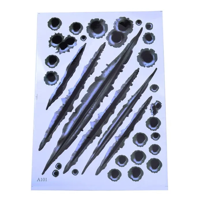 Kogelgaten - 3D autosticker - waterdicht - 21 * 30cmStickers