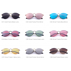 Retro oval sunglasses - UV protection - unisexZonnebrillen