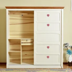 Ceramic heart - furniture handle - knobMeubels