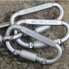 Aluminium karabijnhaak - D-type quick hook 6 stuksSurvival gereedschap