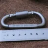 Aluminium karabijnhaak - D-type quick hook 6 stuksSurvival gereedschap