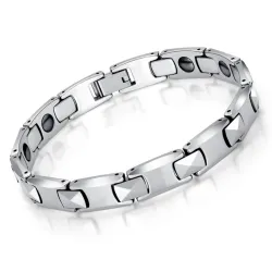Magnetic Tungsten steel bracelet high polished - UnisexBracelets